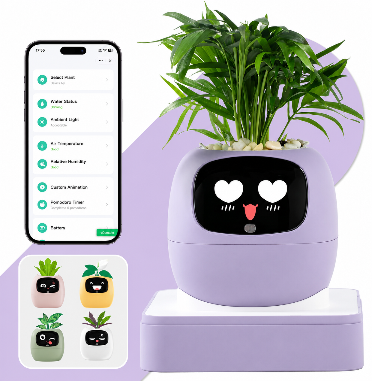 Maceta inteligente para plantas