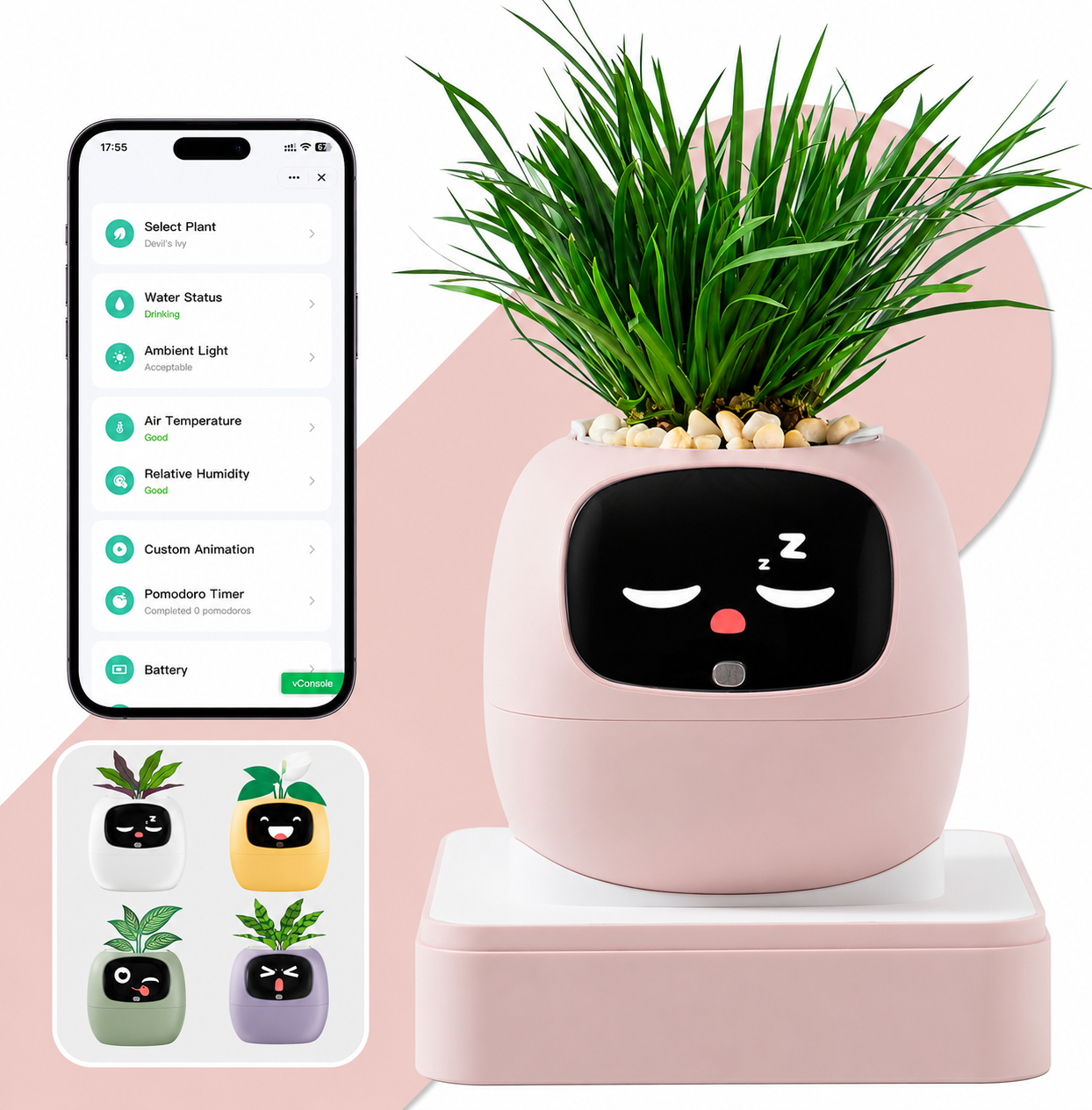 Maceta inteligente para plantas