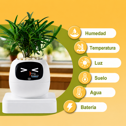 Maceta inteligente para plantas